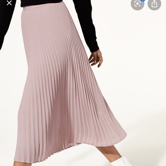 Babaton Dresses & Skirts - Aritzia Babaton Jude light pink pleated skirt